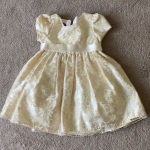 Cream sparkle dress for 18 mo